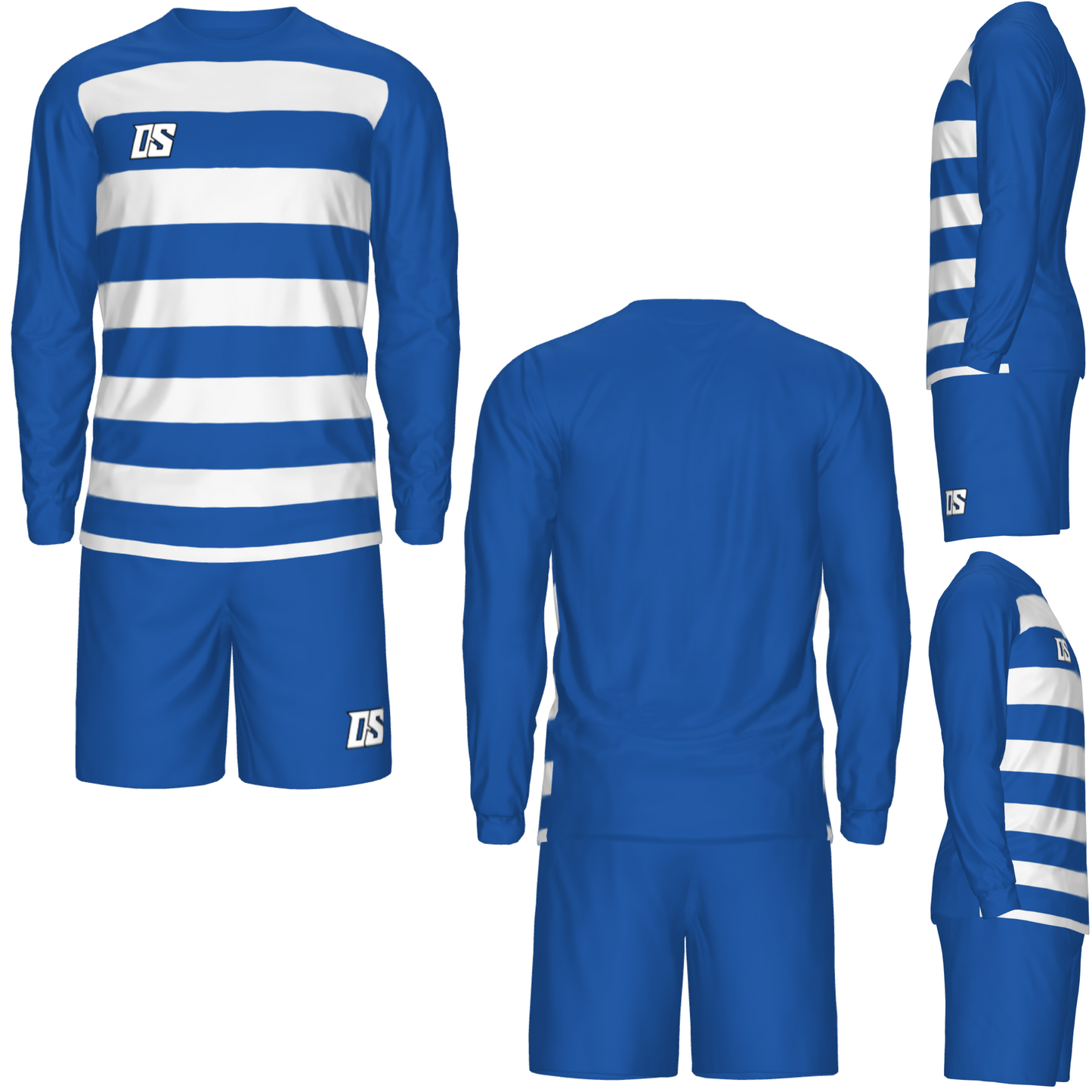 CORINTHIANS BLUE/WHITE LONG SLEEVE ADULTS