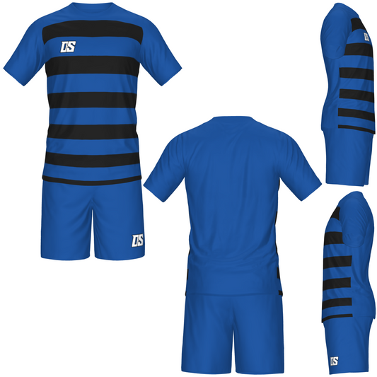 CORINTHIANS BLUE/BLACK SHORT SLEEVE KIDS